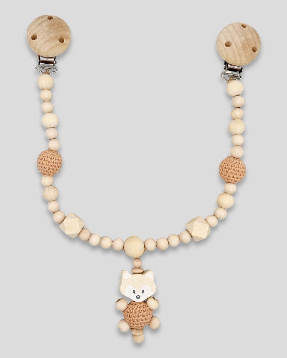 Kinderwagenkette ohne Namen Fuchs Naturtöne|kreativcathi