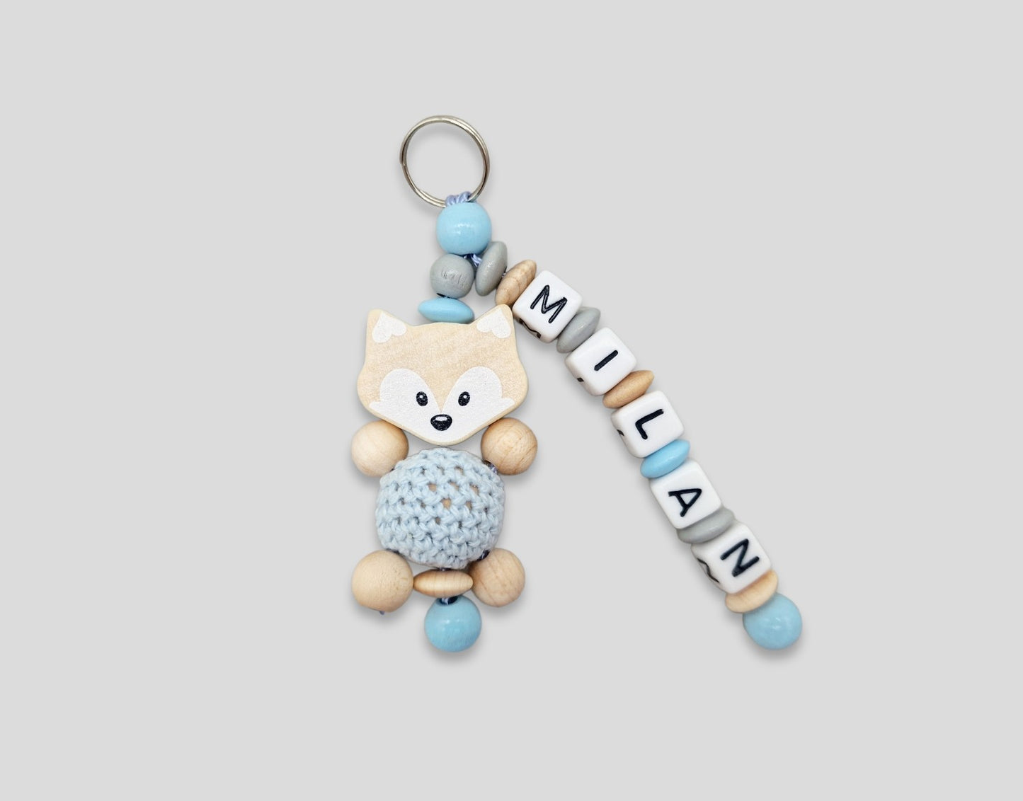 Schlüsselanhänger Fuchs mit Namen |kreativcathi