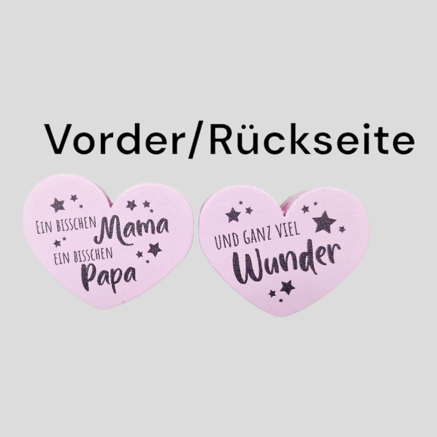 Set 3-teilige Reh Kinderwagenkette Schnullerkette Greifling mit Namen