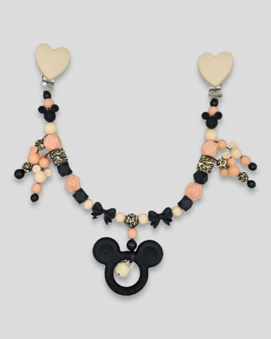 Maus Silikon Kinderwagenkette ohne Namen |kreativcathi