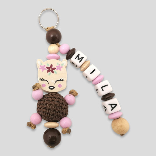 Schlüsselanhänger mit Namen Reh |kreativcathi