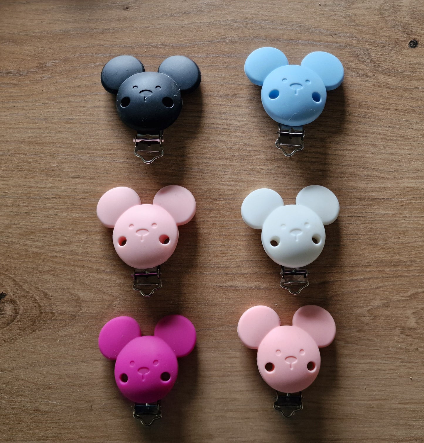 Micky Maus Schnullerkette Kinderwagenkette Greifling  Geschenk zur Geburt