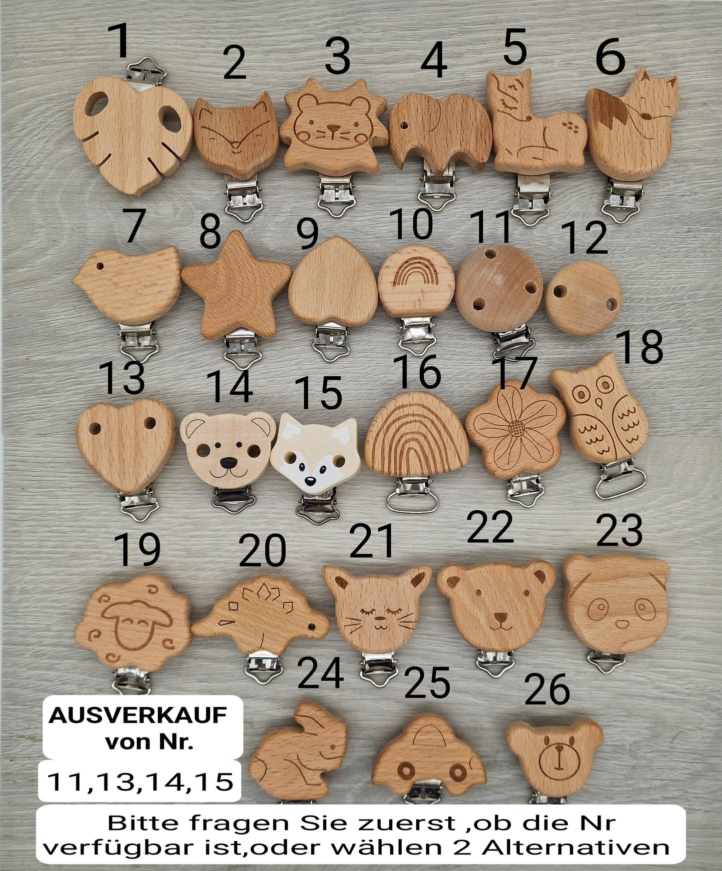 Schnullerkette Kinderwagenkette Greifring mit Namen Spar Set Fuchs